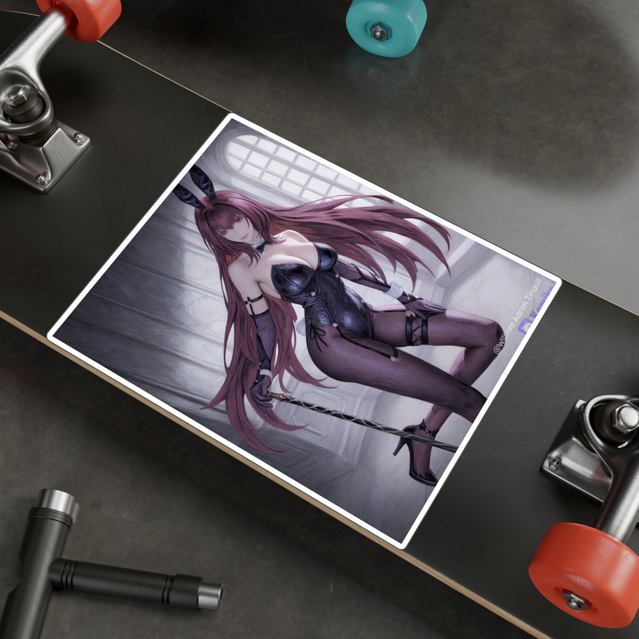 Bunny Girl Anime Vinyl Sticker — Kiss-Cut Decorative Decal