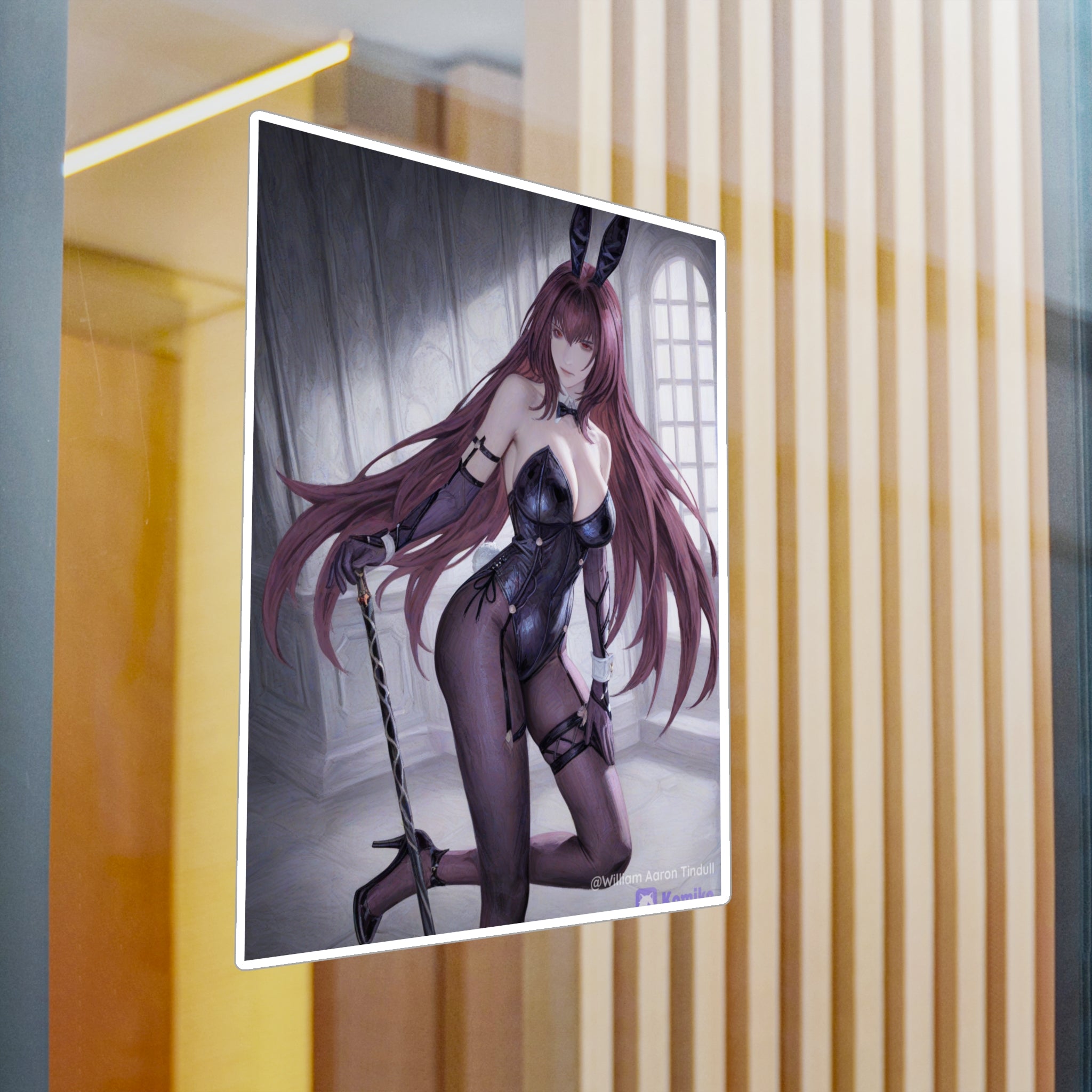 Bunny Girl Anime Vinyl Sticker — Kiss-Cut Decorative Decal