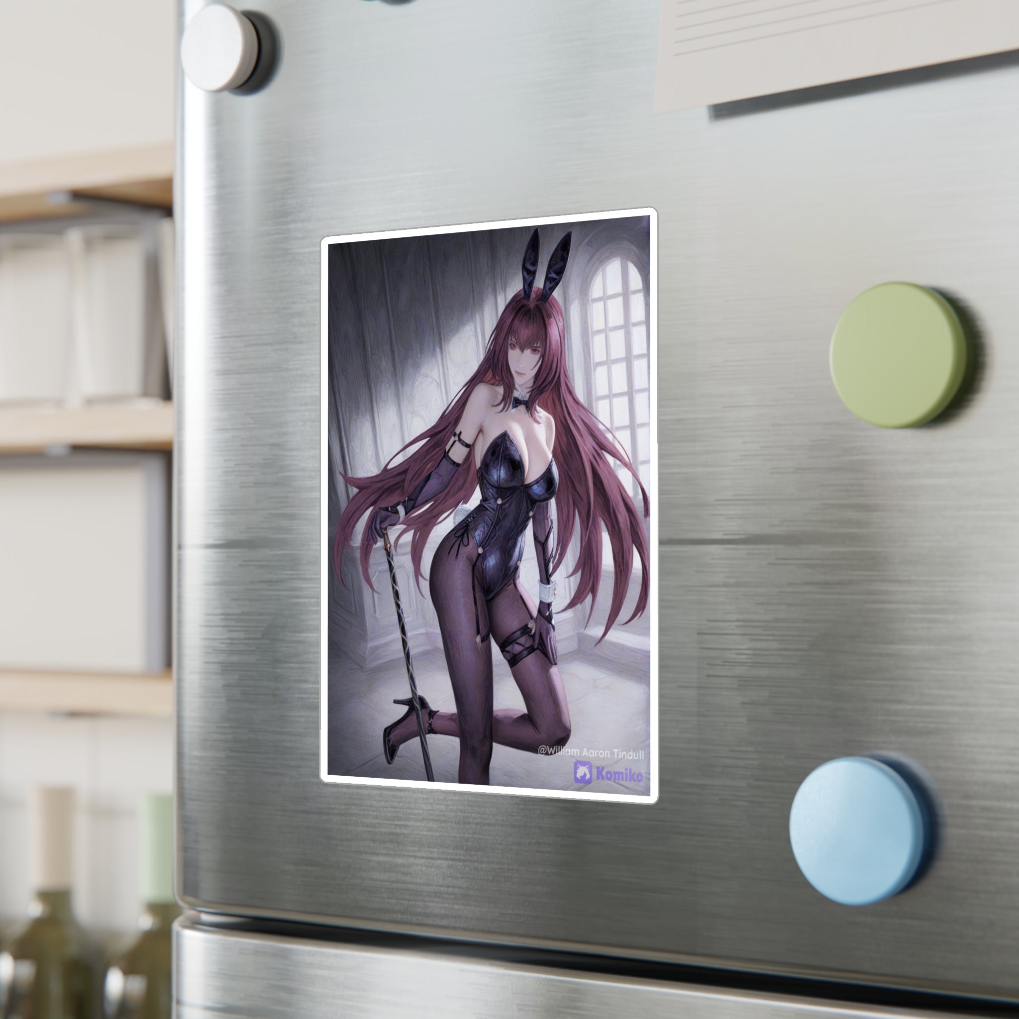 Bunny Girl Anime Vinyl Sticker — Kiss-Cut Decorative Decal