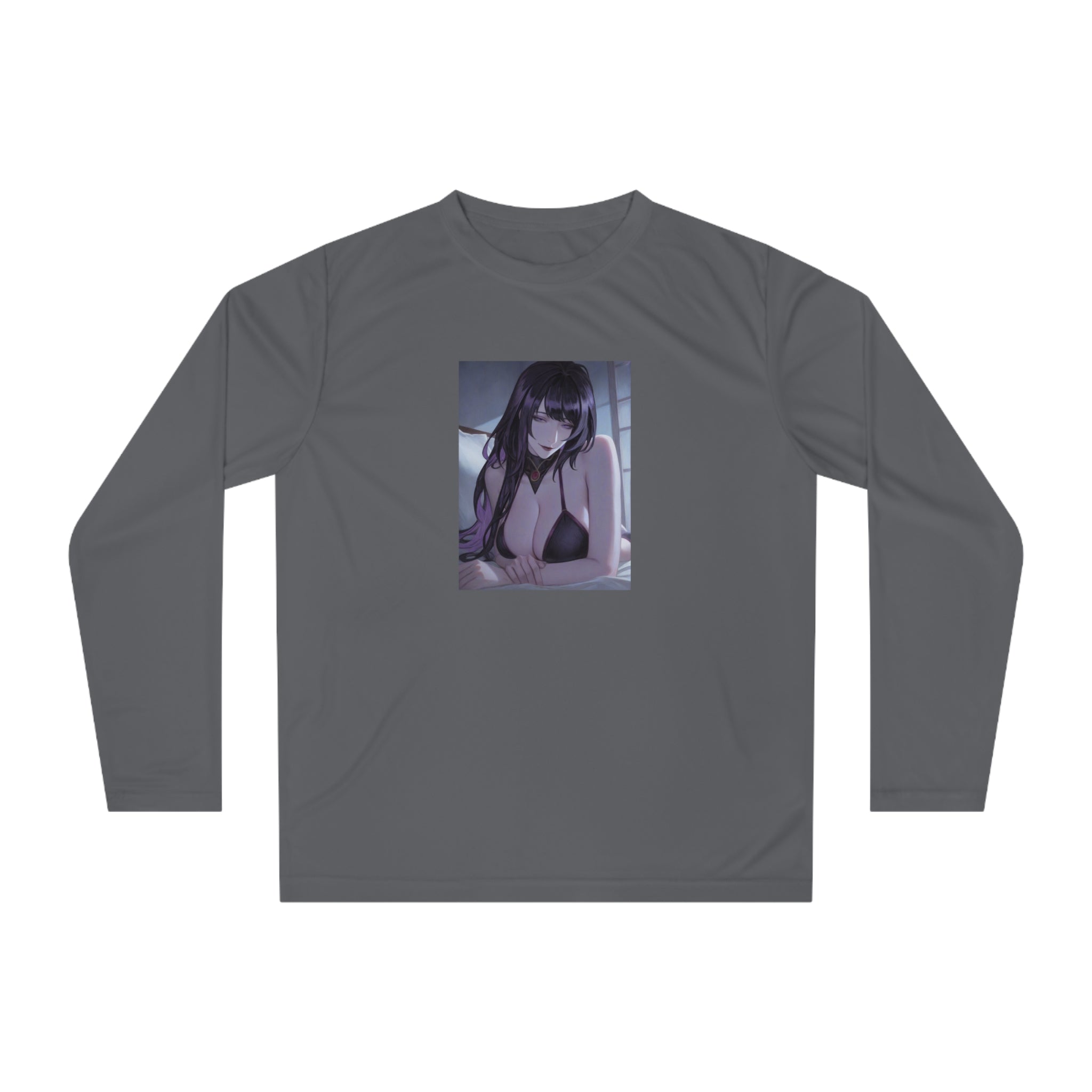Anime Girl Long Sleeve Shirt — Moody Anime Art Tee