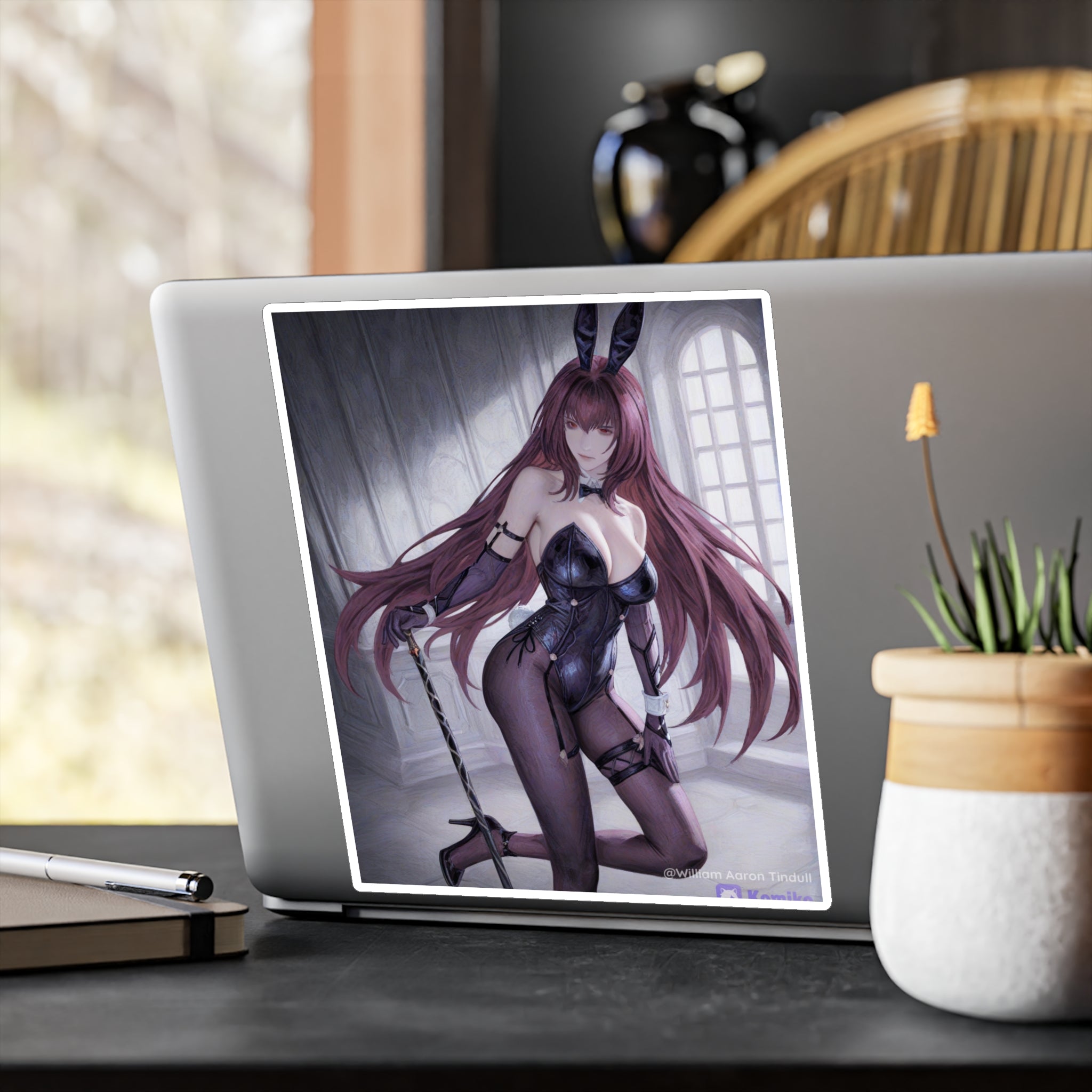 Bunny Girl Anime Vinyl Sticker — Kiss-Cut Decorative Decal