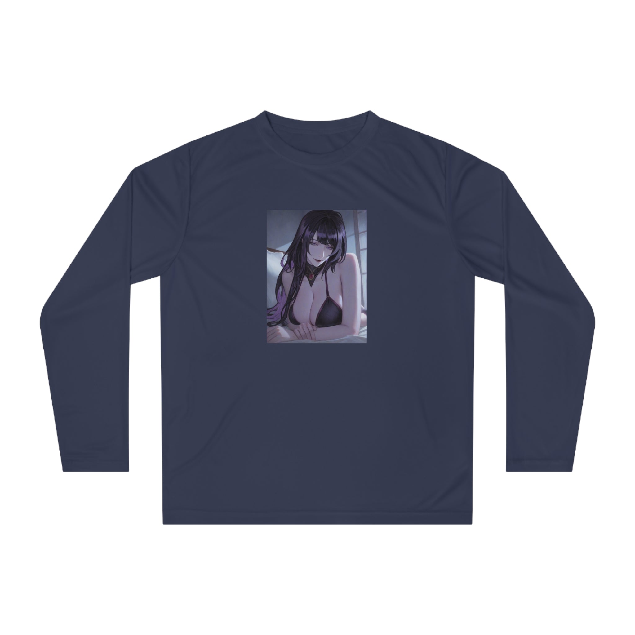 Anime Girl Long Sleeve Shirt — Moody Anime Art Tee