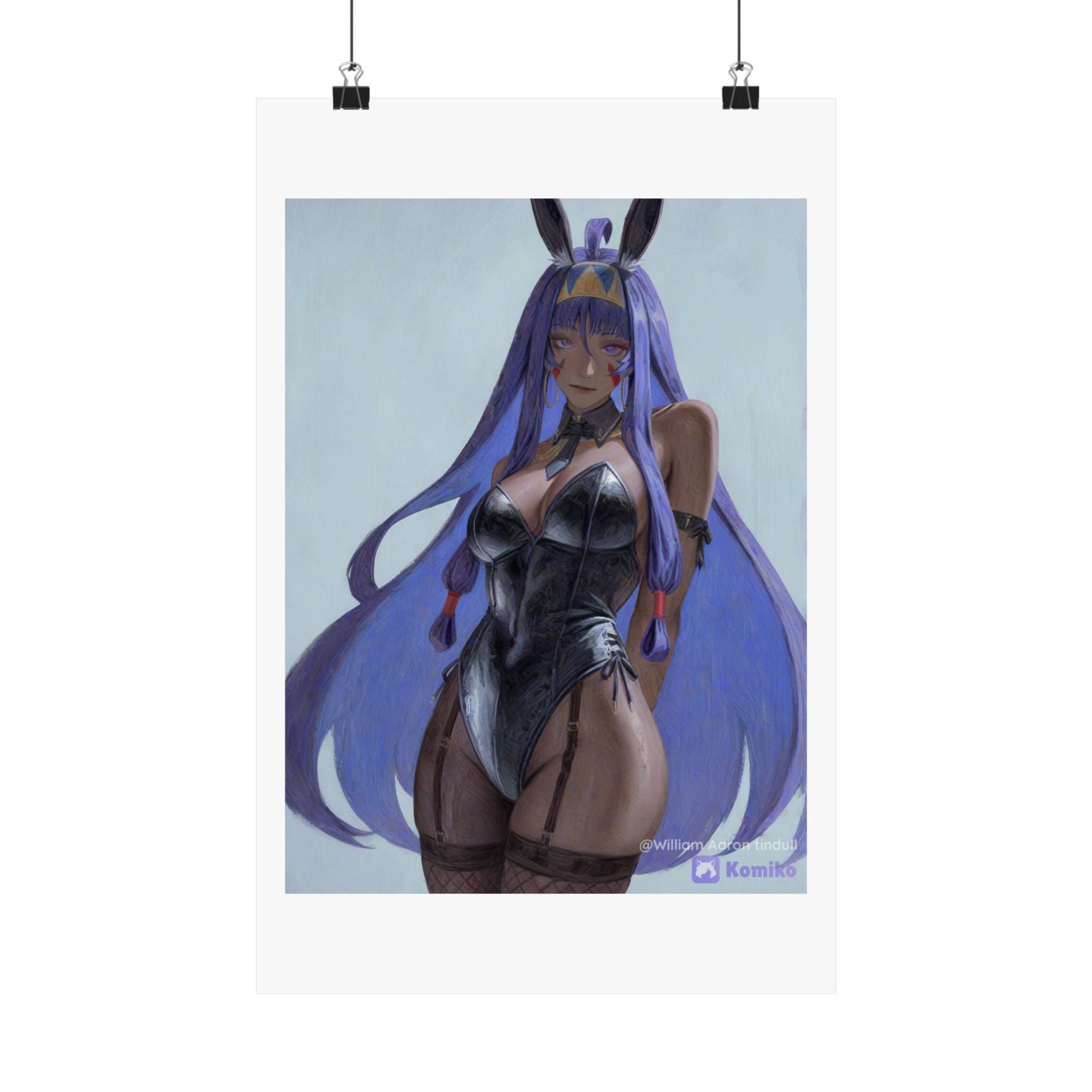 Bunny Girl Anime Matte Poster — Vertical Art Print