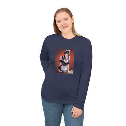 Anime Maid Long Sleeve Shirt — Cute Kawaii Maid Illustration