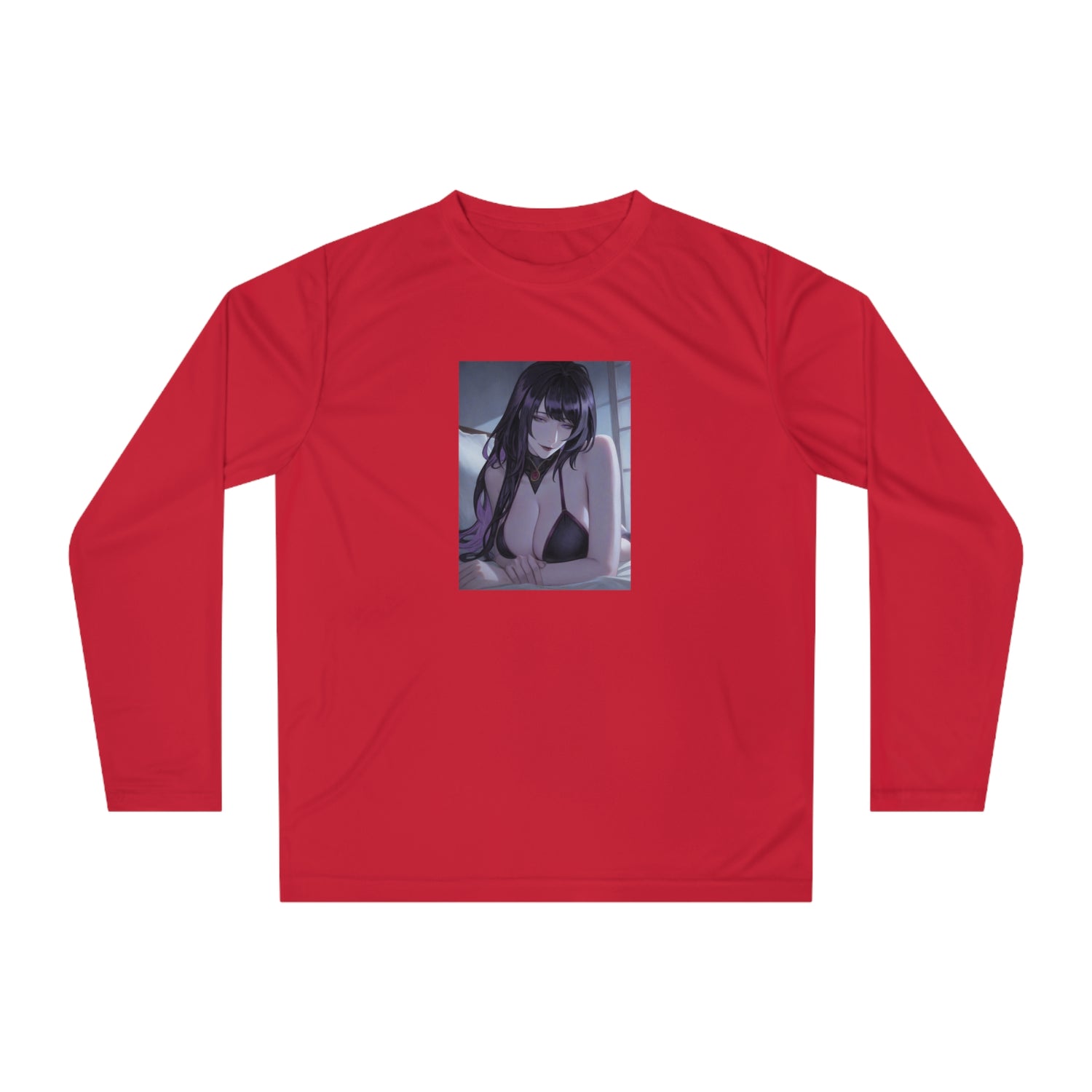 Anime Girl Long Sleeve Shirt — Moody Anime Art Tee