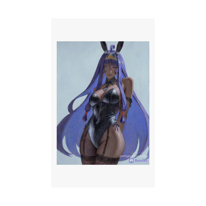Bunny Girl Anime Matte Poster — Vertical Art Print