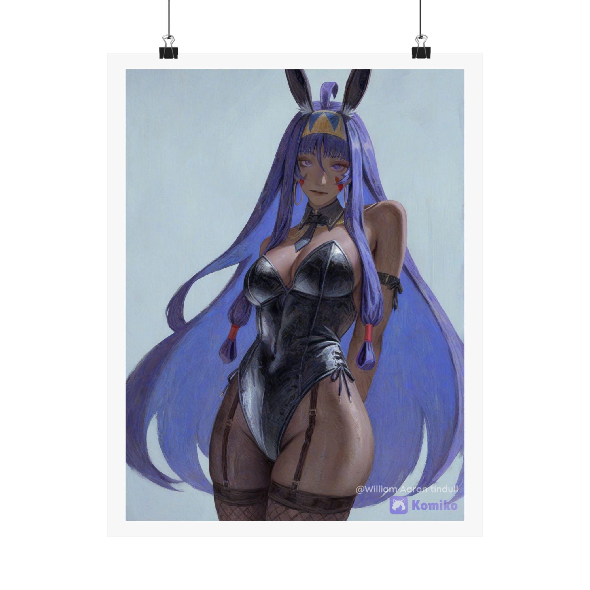 Bunny Girl Anime Matte Poster — Vertical Art Print