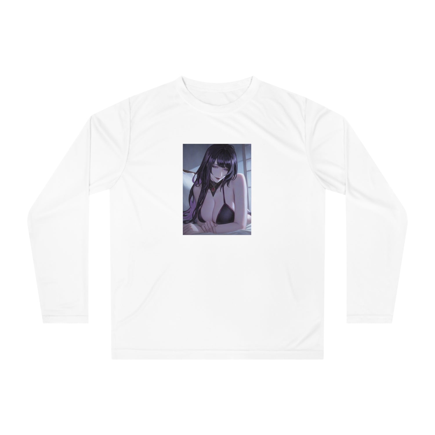 Anime Girl Long Sleeve Shirt — Moody Anime Art Tee