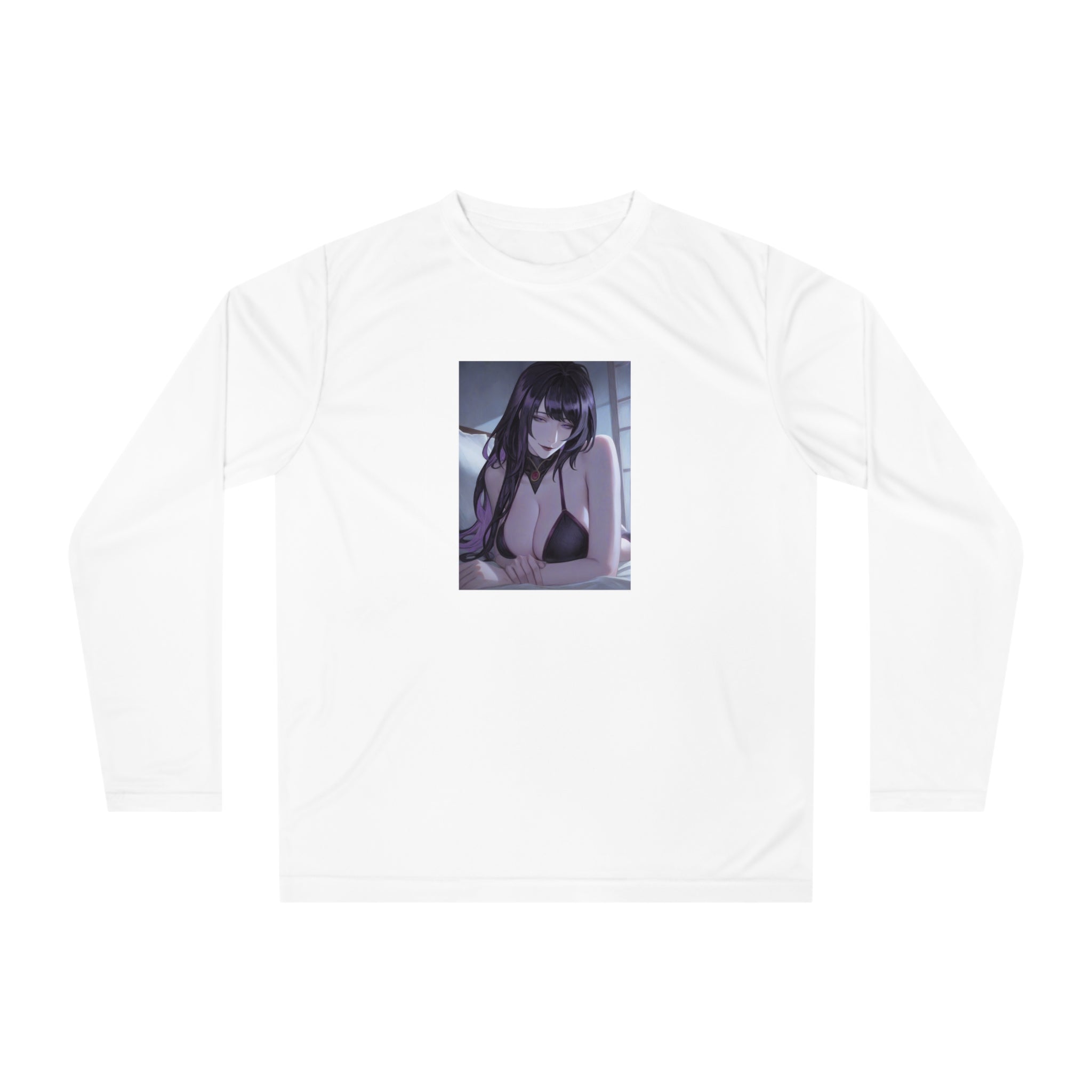 Anime Girl Long Sleeve Shirt — Moody Anime Art Tee