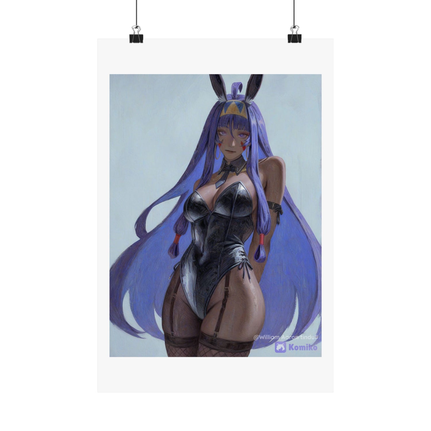 Bunny Girl Anime Matte Poster — Vertical Art Print