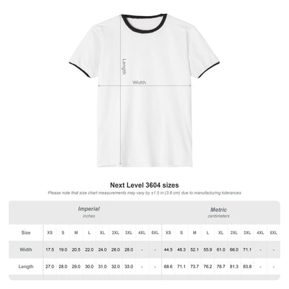 Anime Redhead Girl Portrait Ringer Tee