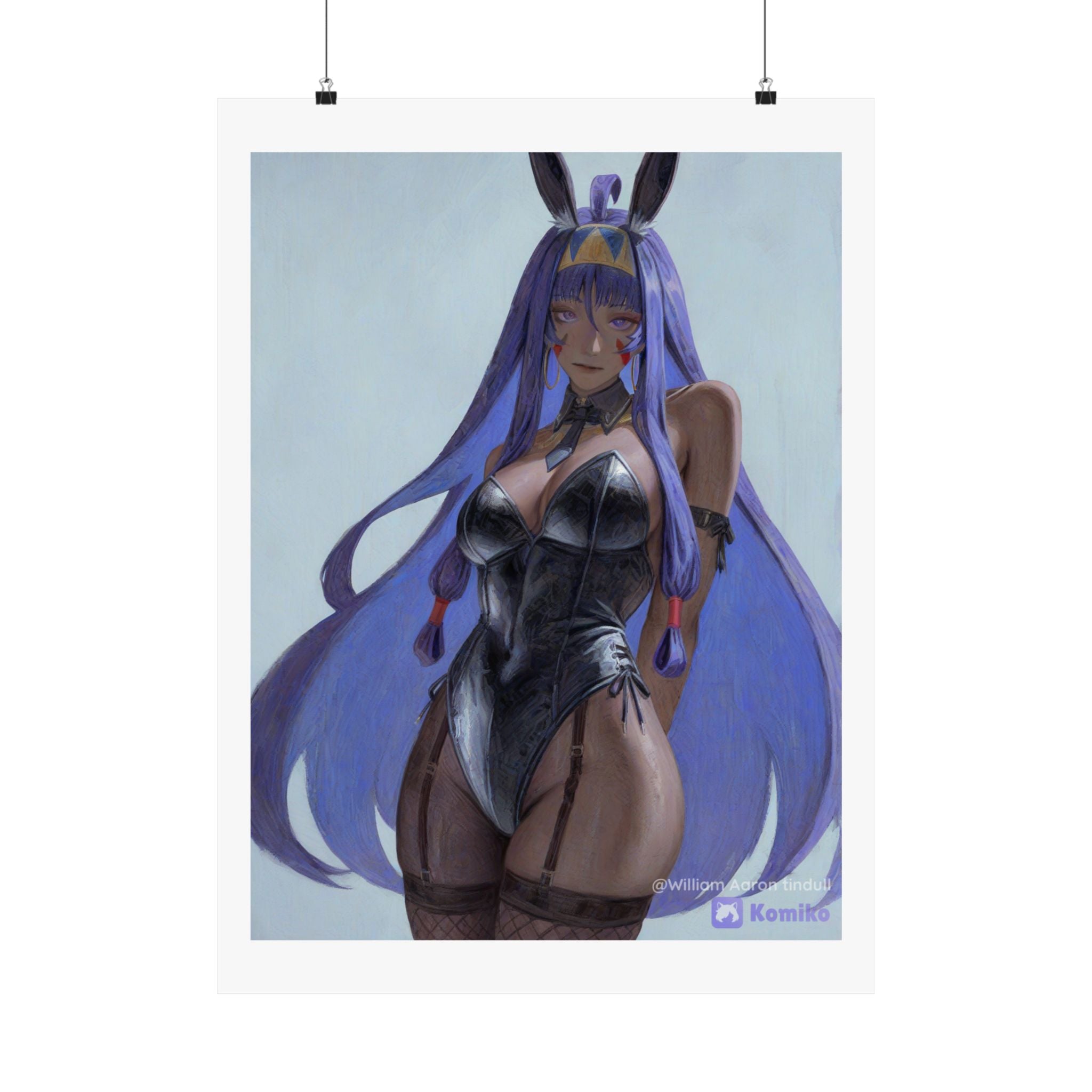 Bunny Girl Anime Matte Poster — Vertical Art Print
