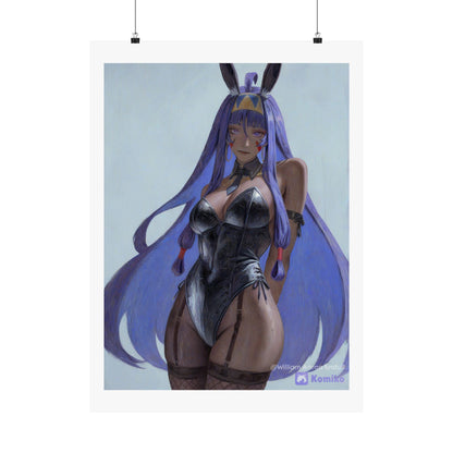 Bunny Girl Anime Matte Poster — Vertical Art Print
