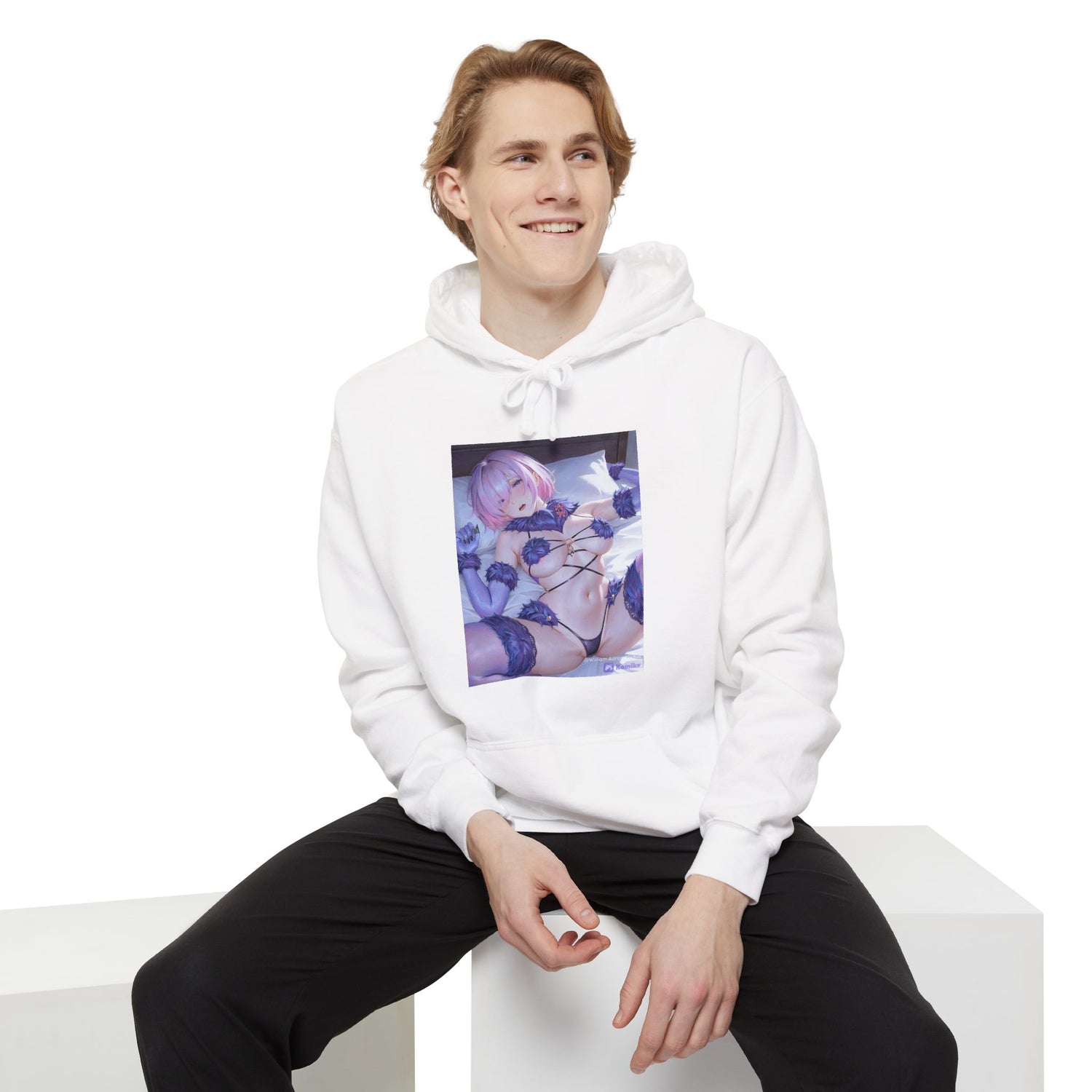 Anime Girl Hoodie — Sexy Pastel Aesthetic Pullover