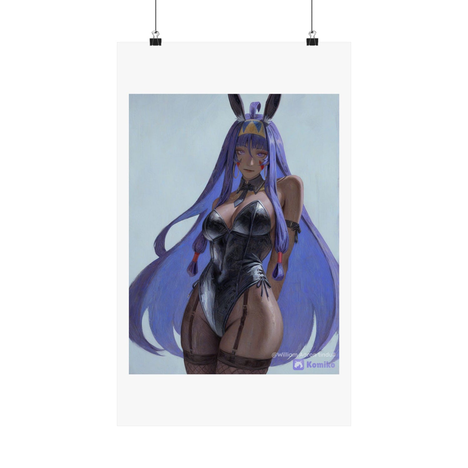 Bunny Girl Anime Matte Poster — Vertical Art Print