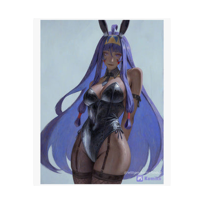 Bunny Girl Anime Matte Poster — Vertical Art Print