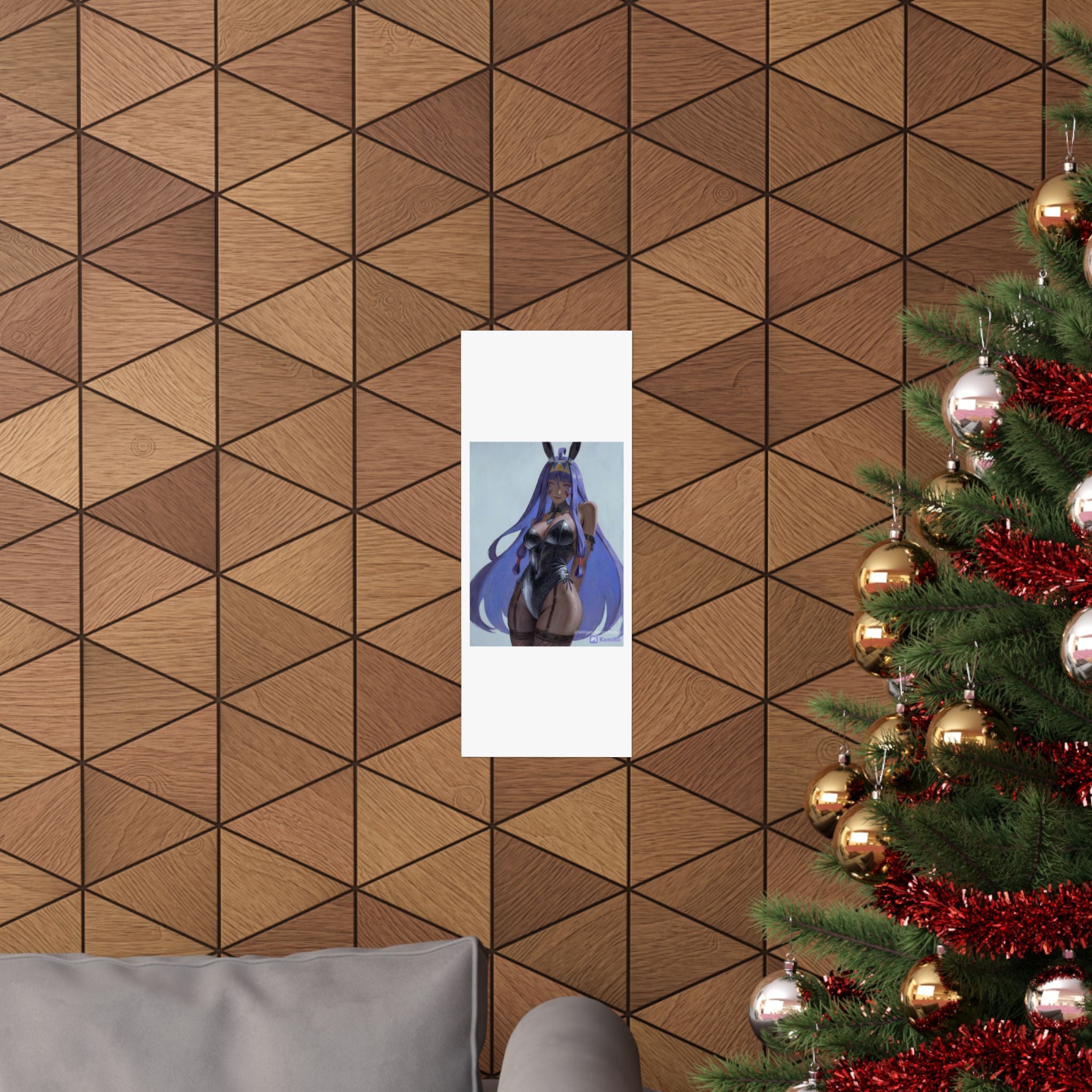 Bunny Girl Anime Matte Poster — Vertical Art Print