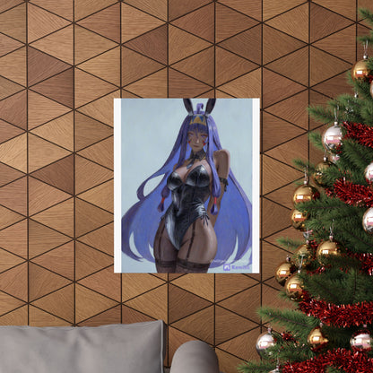 Bunny Girl Anime Matte Poster — Vertical Art Print