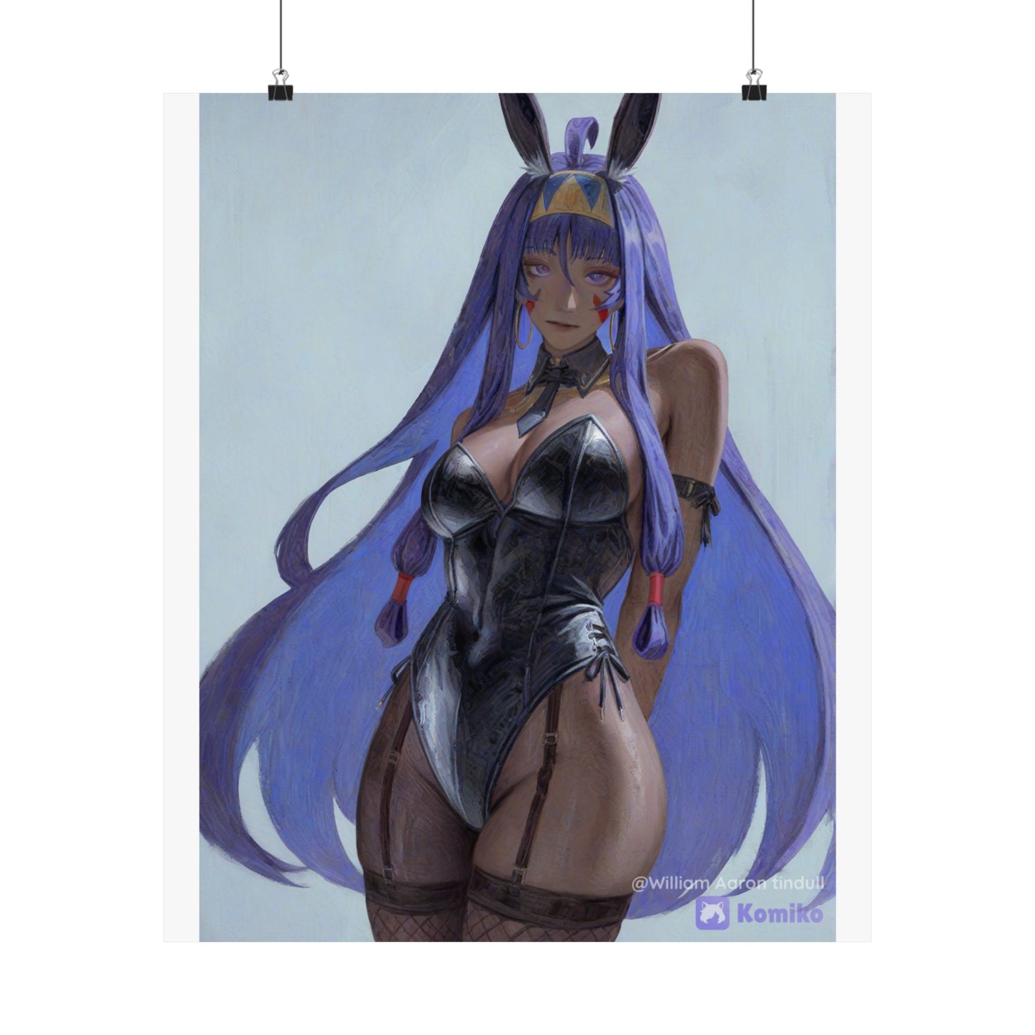 Bunny Girl Anime Matte Poster — Vertical Art Print