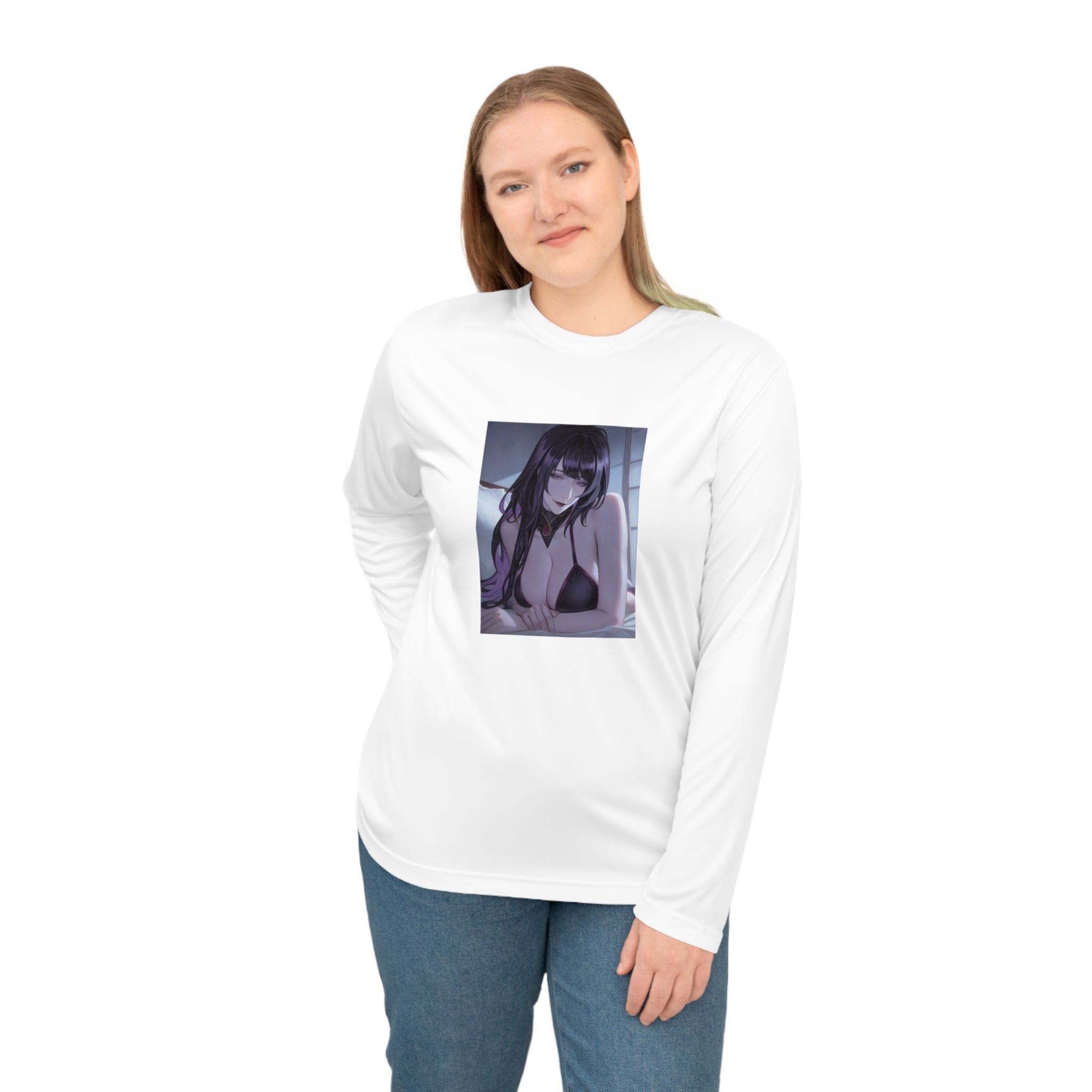 Anime Girl Long Sleeve Shirt — Moody Anime Art Tee