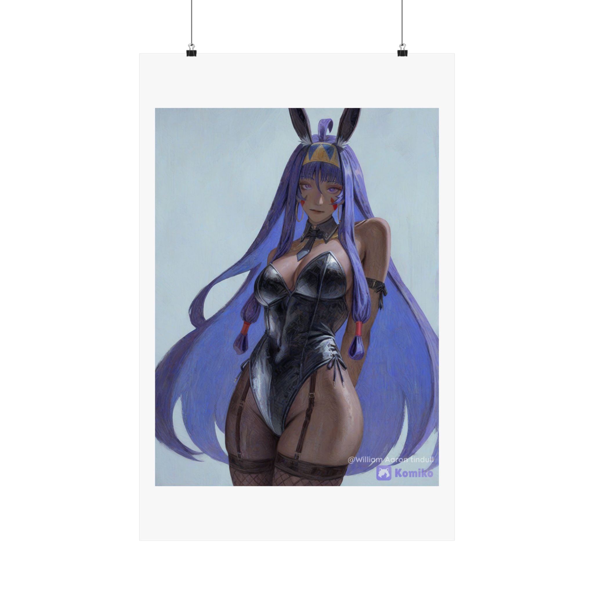 Bunny Girl Anime Matte Poster — Vertical Art Print