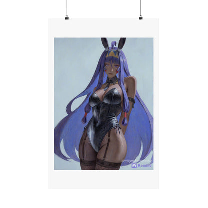 Bunny Girl Anime Matte Poster — Vertical Art Print