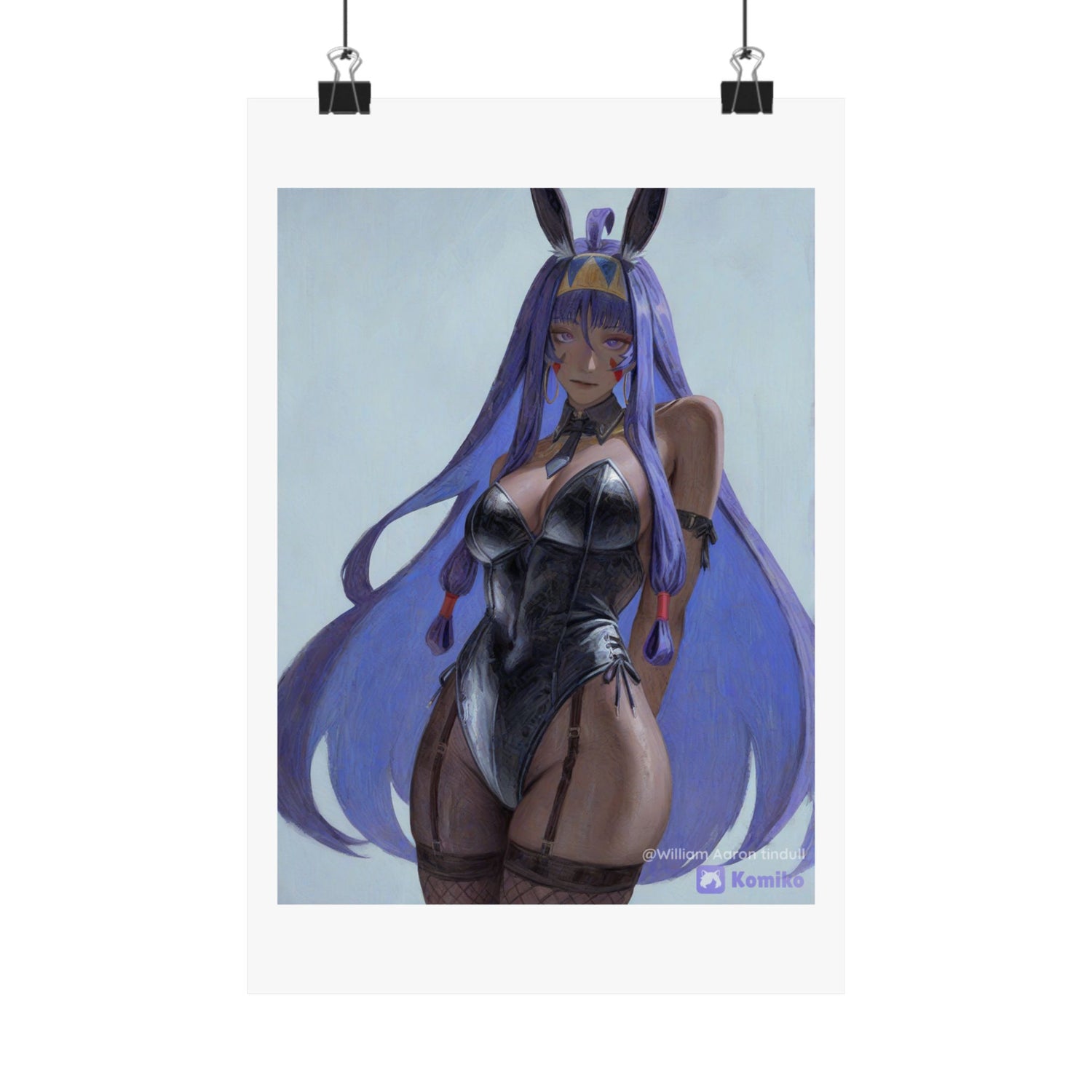 Bunny Girl Anime Matte Poster — Vertical Art Print