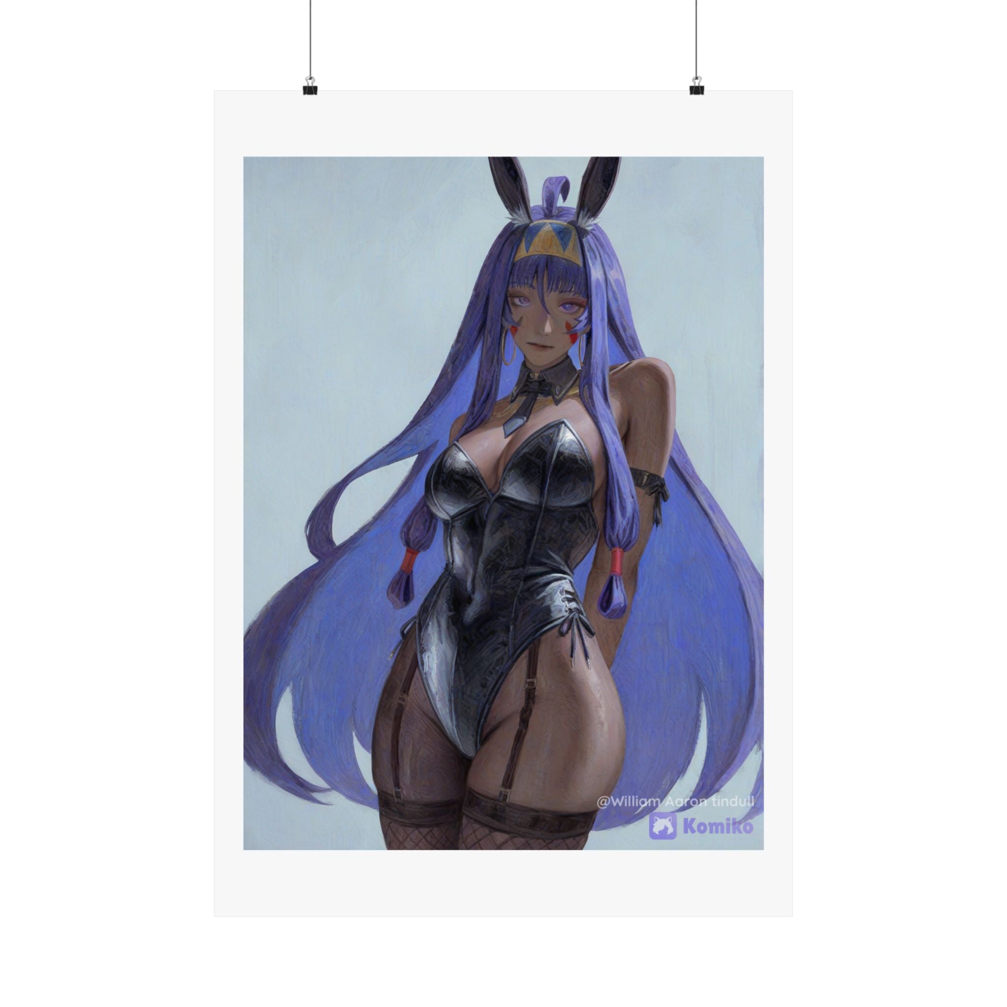 Bunny Girl Anime Matte Poster — Vertical Art Print