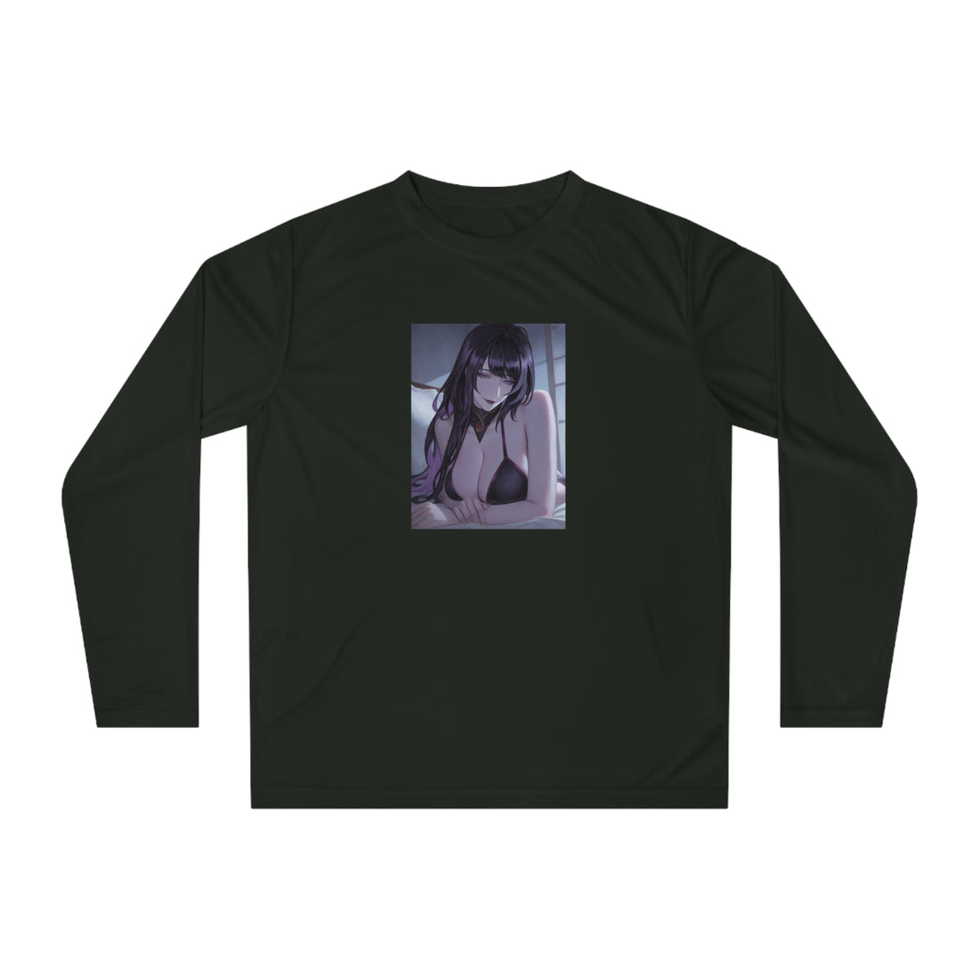 Anime Girl Long Sleeve Shirt — Moody Anime Art Tee