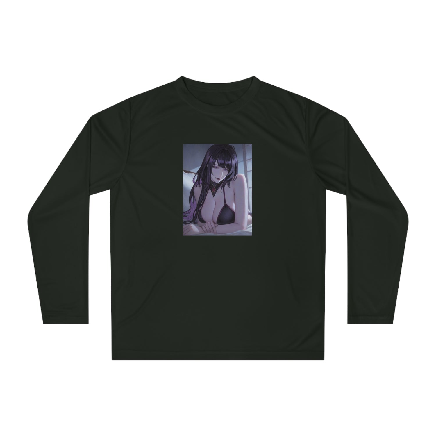 Anime Girl Long Sleeve Shirt — Moody Anime Art Tee