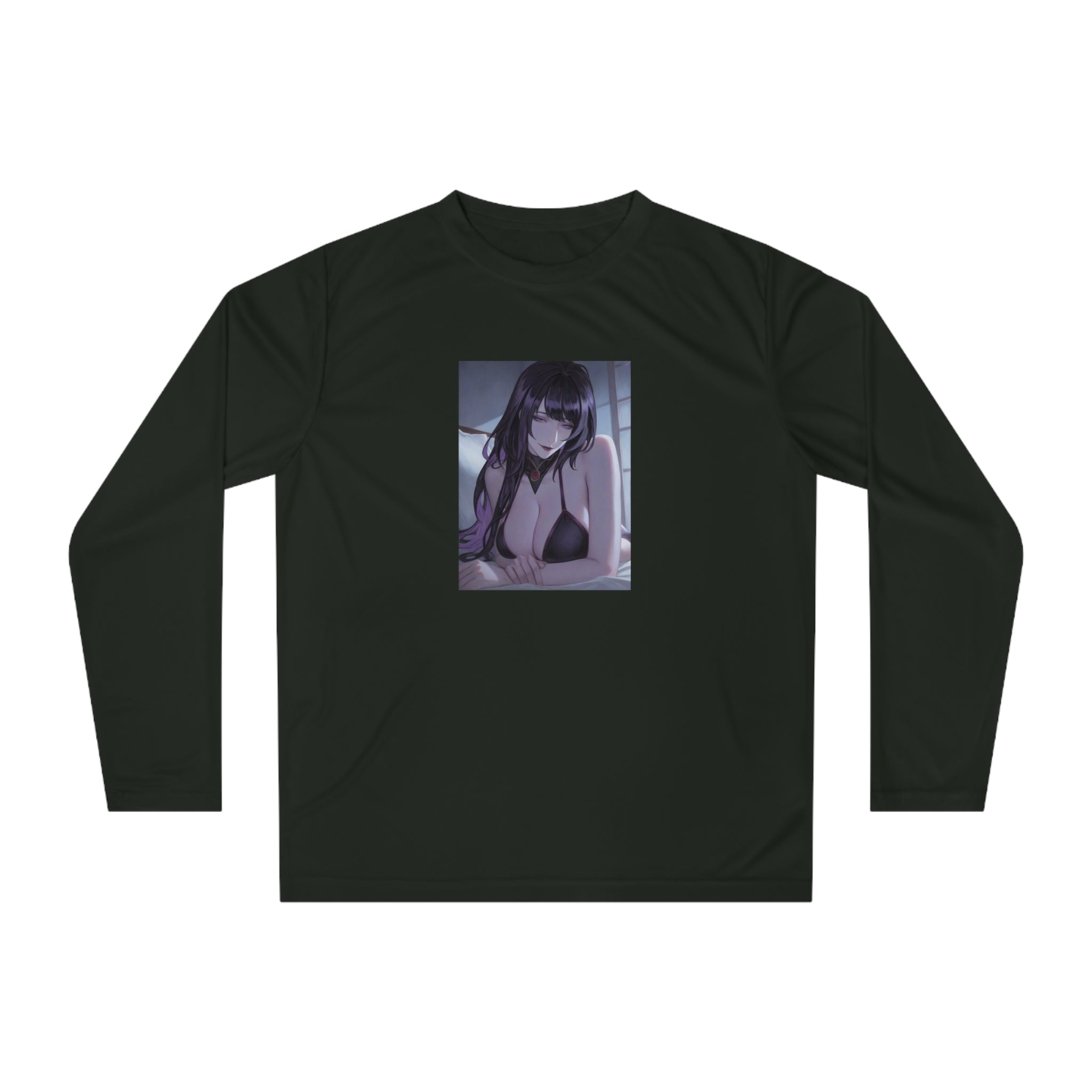 Anime Girl Long Sleeve Shirt — Moody Anime Art Tee