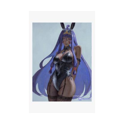 Bunny Girl Anime Matte Poster — Vertical Art Print