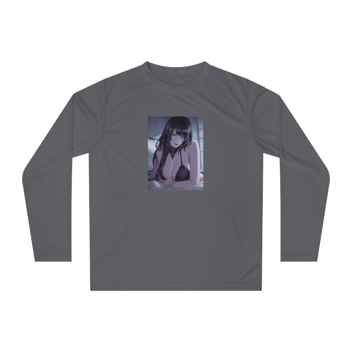 Anime Girl Long Sleeve Shirt — Moody Anime Art Tee