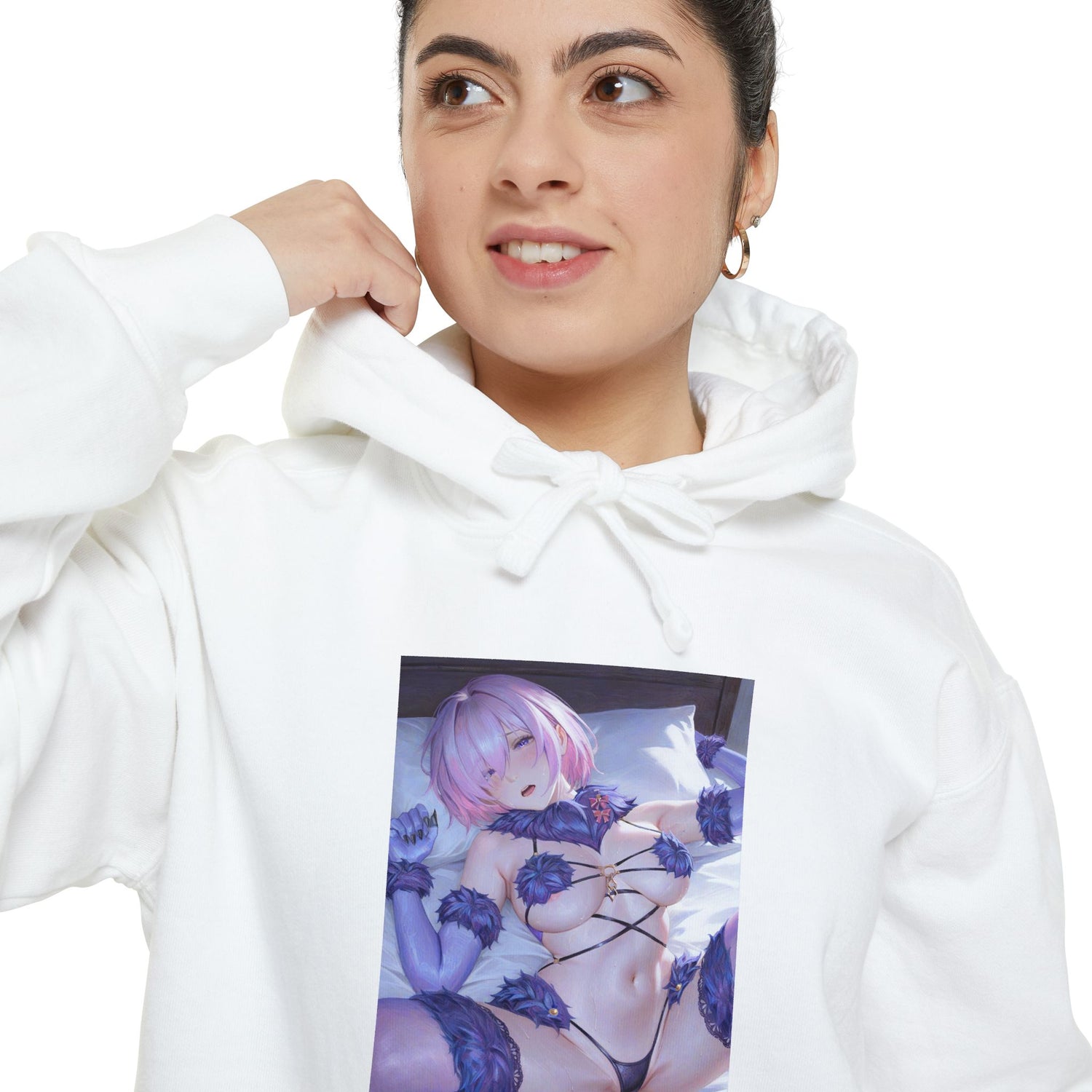 Anime Girl Hoodie — Sexy Pastel Aesthetic Pullover