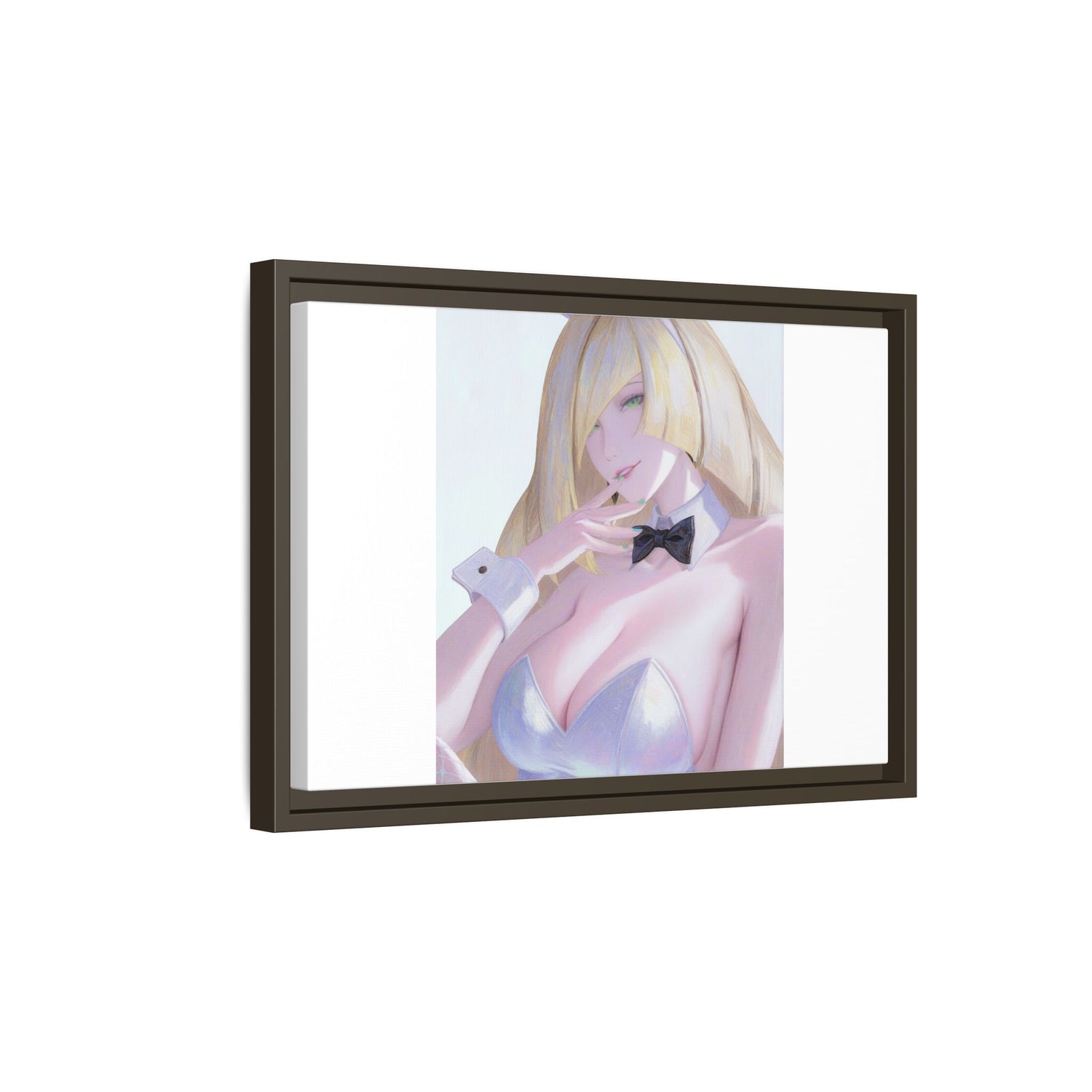 Bunny Girl Matte Canvas Print Framed — Sexy Anime Art Wall Decor