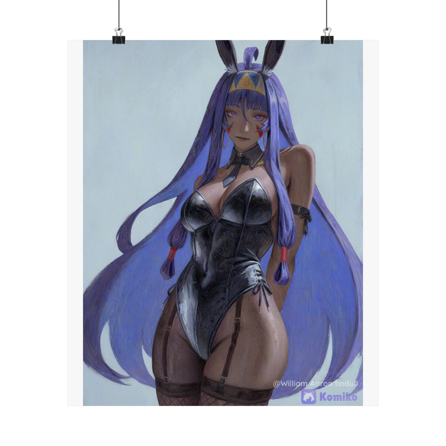 Bunny Girl Anime Matte Poster — Vertical Art Print