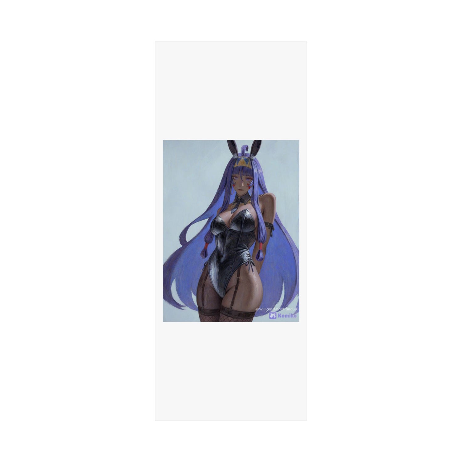 Bunny Girl Anime Matte Poster — Vertical Art Print