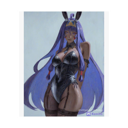 Bunny Girl Anime Matte Poster — Vertical Art Print