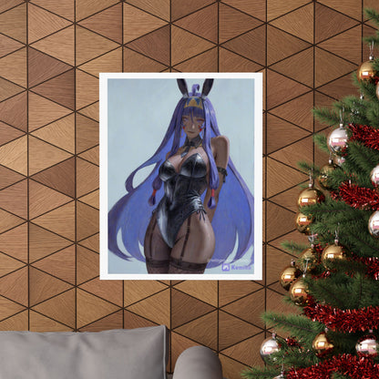Bunny Girl Anime Matte Poster — Vertical Art Print