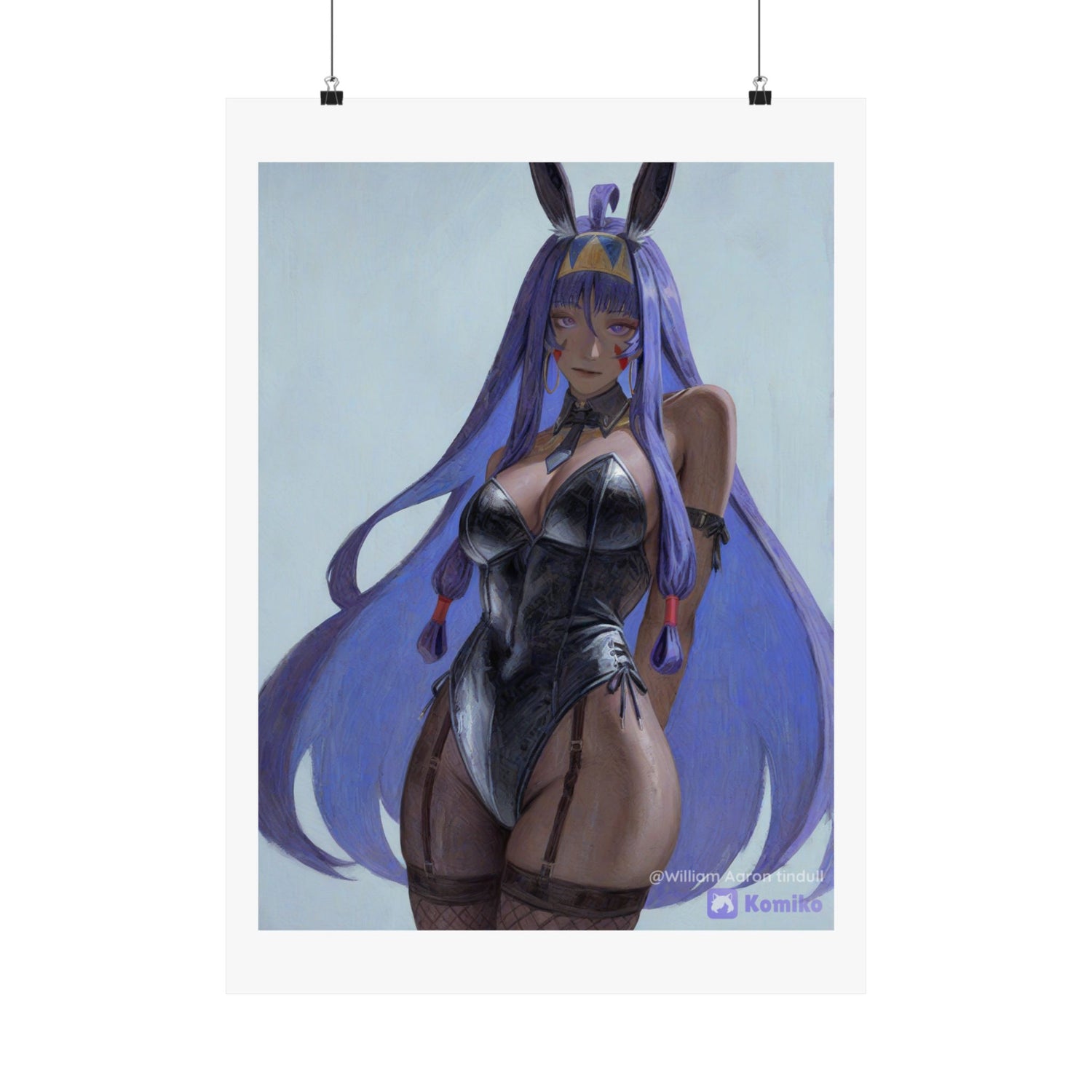Bunny Girl Anime Matte Poster — Vertical Art Print