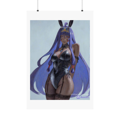 Bunny Girl Anime Matte Poster — Vertical Art Print