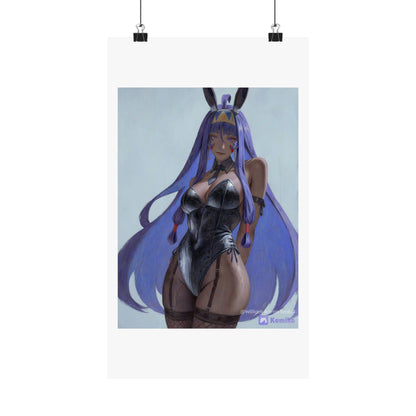 Bunny Girl Anime Matte Poster — Vertical Art Print