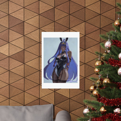 Bunny Girl Anime Matte Poster — Vertical Art Print