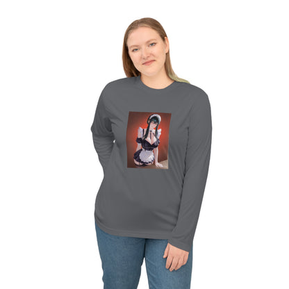 Anime Maid Long Sleeve Shirt — Cute Kawaii Maid Illustration