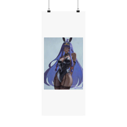 Bunny Girl Anime Matte Poster — Vertical Art Print