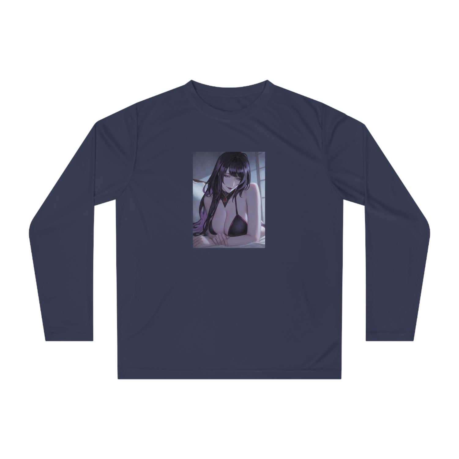 Anime Girl Long Sleeve Shirt — Moody Anime Art Tee