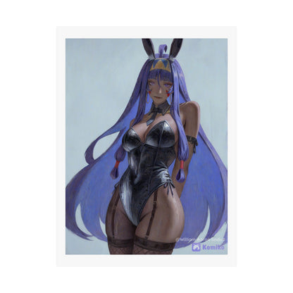 Bunny Girl Anime Matte Poster — Vertical Art Print