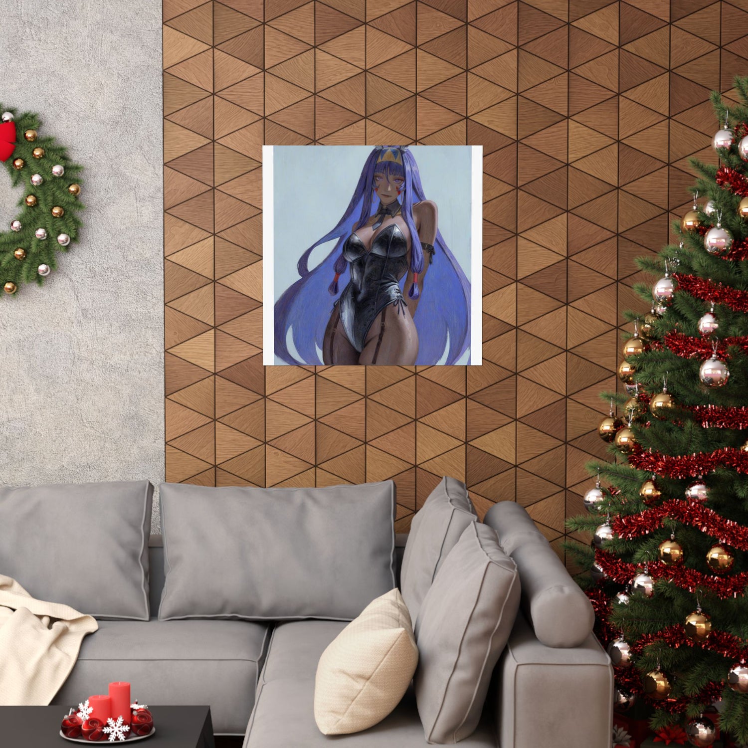 Bunny Girl Anime Matte Poster — Vertical Art Print
