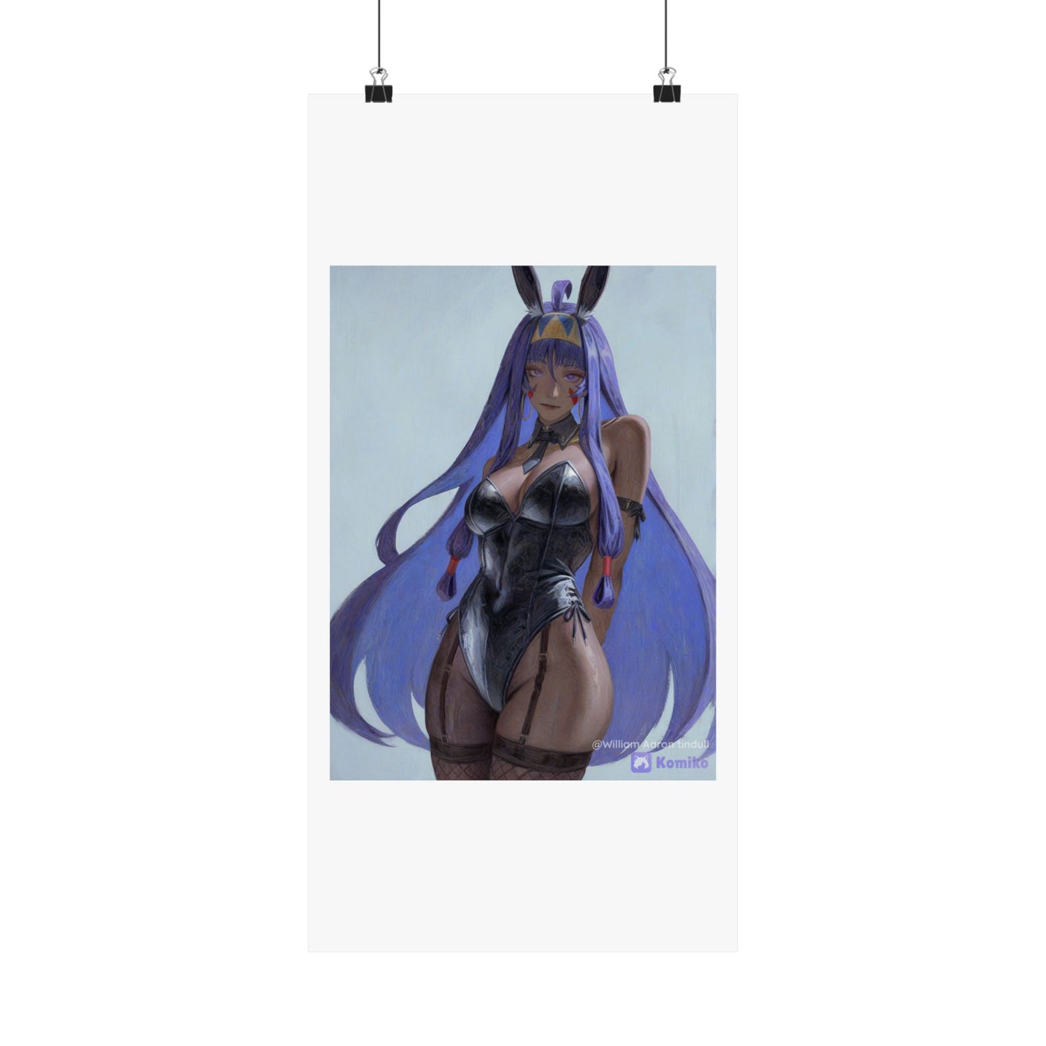 Bunny Girl Anime Matte Poster — Vertical Art Print