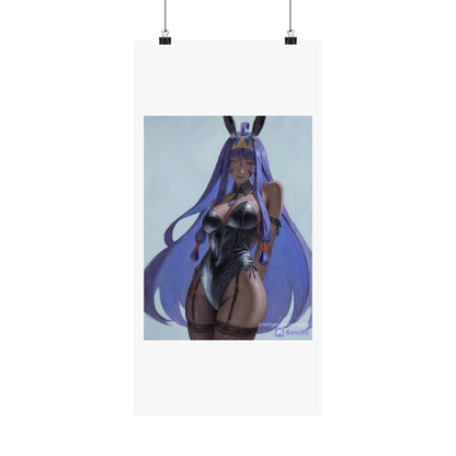 Bunny Girl Anime Matte Poster — Vertical Art Print